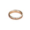 Wholesale Flower Vine Gold Enamel Index Finger Ivy Open Ring