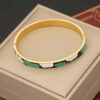 Wholesale Retro Oil Dripping Bracelets, Eye Bracelets, Stainless Steel Bracelets