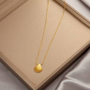 Gold Shell Necklace