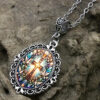 O1CN01mtEptI26FVotfsNmD_2216467957632-0-cib Wholesale Painted cross and dove necklace