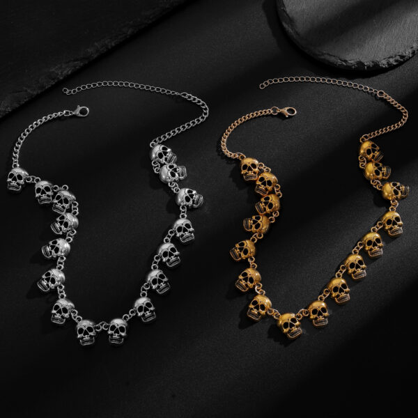 Wholesale Men's Retro Skull Metale Bracelet