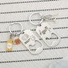 Wholesale Stainless steel engraved bottle opener metal keychain