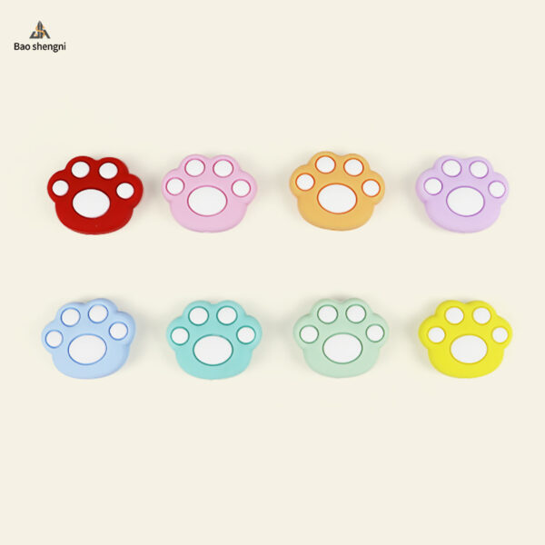Wholesale 10PCS New Children's Handmade Baby Teether Food Grade Silicone Beads