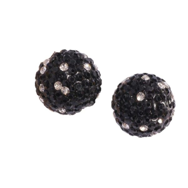 Wholesale 20pcs Sparkling soft clay colored full diamond beads