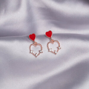 O1CN01n2usYT1jEpsddPqUM_2212072154517-0-cib Wholesale Sweet red heart-shaped earrings