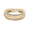 Wholesale Bohemian style multi-layered diamond-encrusted bracelet