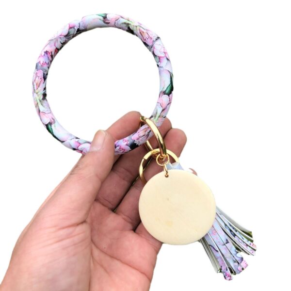 Wholesale Peony Narcissus Rose Bracelet Tassel Wristlet Keychain