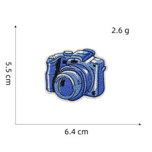 Blue Series cloth stickers 6#
