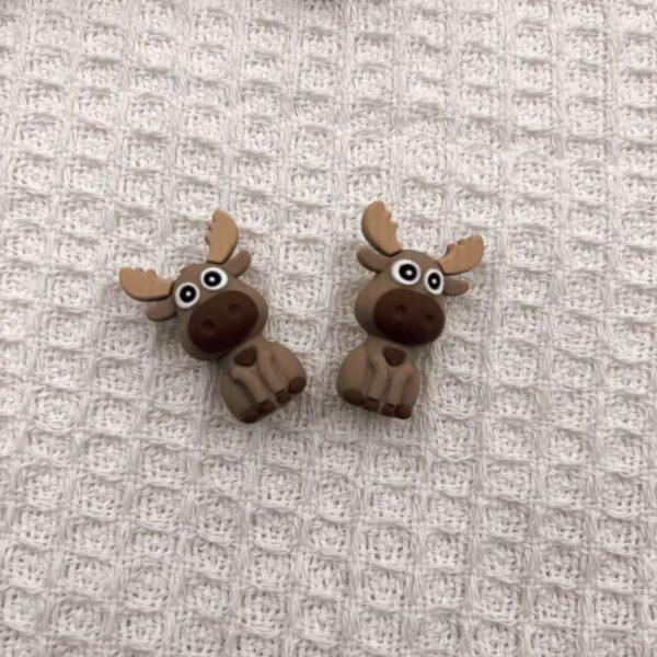 O1CN01n8wZAf2FO3kogJZDS_2216349148869-0-cib Wholesale New Silicone Creative Beads Cartoon Deer Silicone Beads 10pcs/pack
