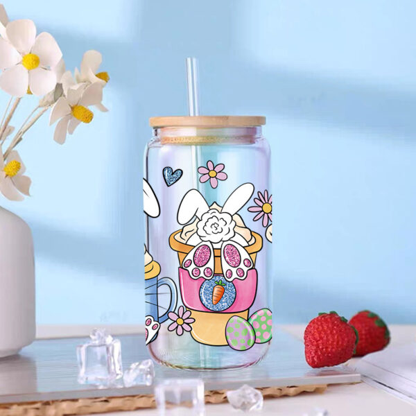 Wholesale UV Transfer Paste Glass Crystal Label Crystal Paste Special Paste for 16oz Glass C 23cmX11cm