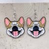 Wholesale Cartoon animals, cats, monsters, bats, Halloween acrylic earrings