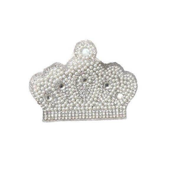 Wholesale Pearl Crown Hot Stamping Embroidery DIY Patches