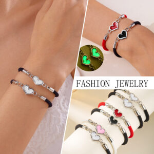 Wholesale Luminous Bracelet Luminous Hand Rope Valentine's Day Gift suit