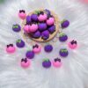 Wholesale Multi-color 3D Pumpkin Braid Silicone Cartoon Beads 10pcs/pack
