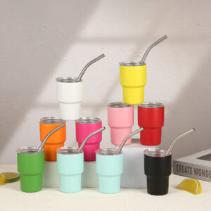 O1CN01nDCFuy25R8BzEdXWZ_945317522-0-cib Wholesale 3-oz mini wine glass made of 304 stainless steel with straw and insulated cup