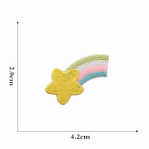 Rainbow embroidery cloth patch 12 #