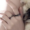 Wholesale Dark Gothic style cross retro ring