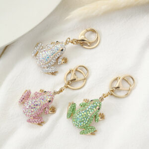 Wholesale frog pendant cute keychain creative gifts