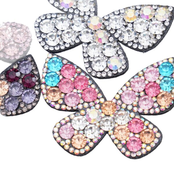 Wholesale Water Diamond Sweet Wind Butterfly Embroidery DIY Patches