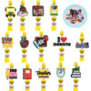 O1CN01nHGmJt1NGk55WMmSp_2208878341543-0-cib Wholesale Random 100pcs Cartoon School Series Focal Beads