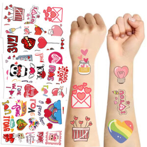 Wholesale Cartoon Valentine's Day Love Series Tattoo Stickers