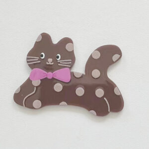 Spotted kitten gray