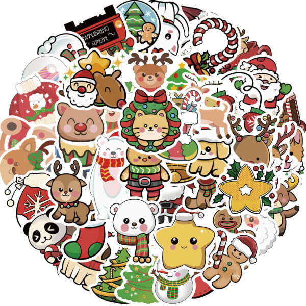 Wholesale 50pcs Cartoon Christmas