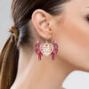 Wholesale Valentine's Day Love Wings Acrylic Earrings