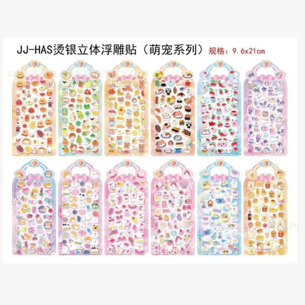 Wholesale New 3D embossed Japanese-style DIY journal stickers, phone case decorations, cartoon fun 3D wholesale Shin-chan