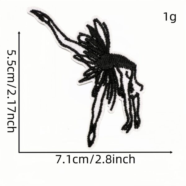 Wholesale Colorful Graffiti Cartoon Ballet Dance Girl DIY Patches