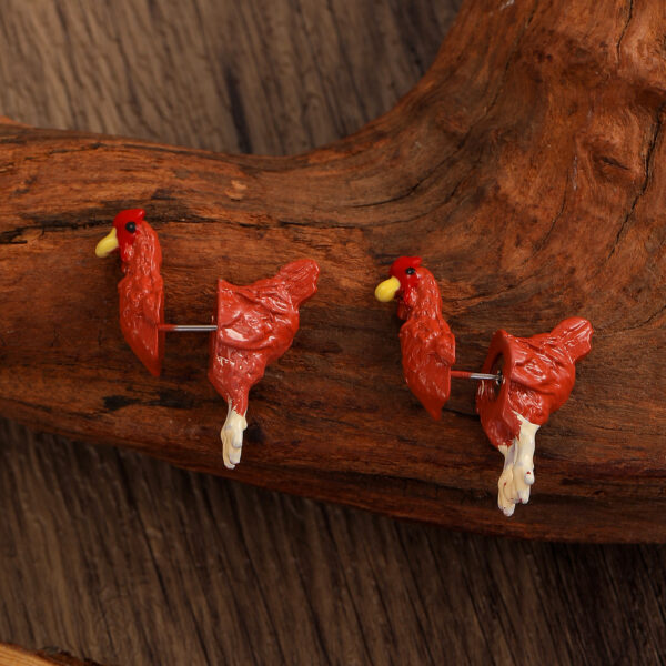 Wholesale Hen Ear Studs Earrings