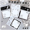 Wholesale cat sticky notes cartoon style convenient sticky notes
