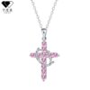 Wholesale Crown Cross Necklace Multi-Color Jewelry