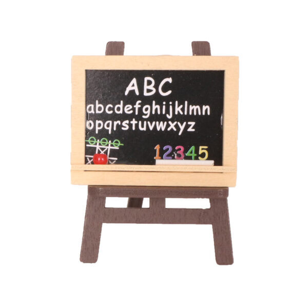 Wholesale Miniature Blackboard easel Gallery Decoration Doll Accessories
