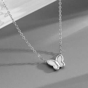 X940 butterfly white shell steel color