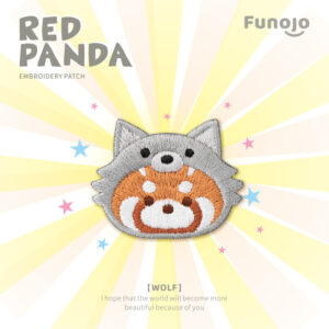 Self-adhesive *little wolf*red panda avatar