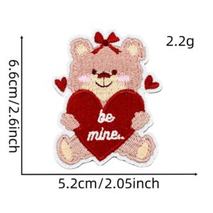 Pink couple cloth stickers 11#