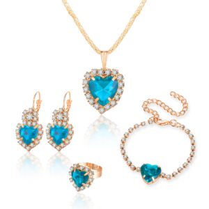 sku8754 love lake blue 4 piece set