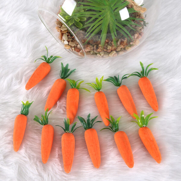 Wholesale 7cm Mini Bubble Carrot Easter Decorations
