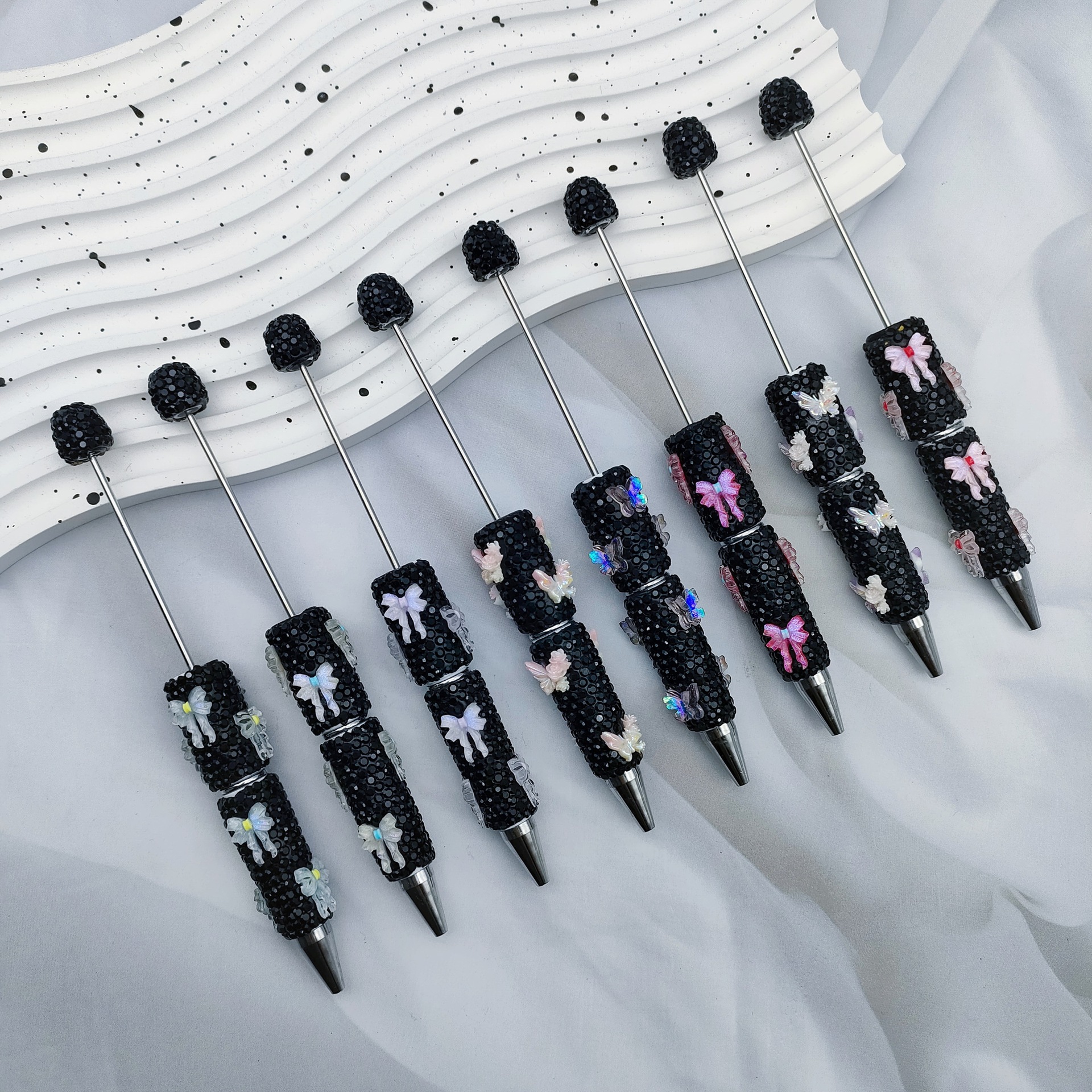 Wholesale DIY Butterfly Beaded Pen