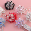 Wholesale Snowflake Spinning Hairy Ball Diamond Ball Crystal Beads