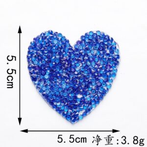 5.5*5.5cm*blue love*hot melt adhesive