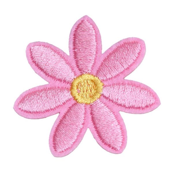 Wholesale Macaron colored sunflower daisy embroidery DIY Patches