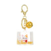 Wholesale Acrylic Golden Flowing Sand Lucky Cat Creative Keychain