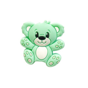 Hug bear beads pink green