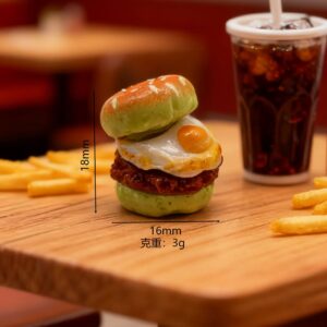 Sesame beef burger-green / The details page has real photos, dear!