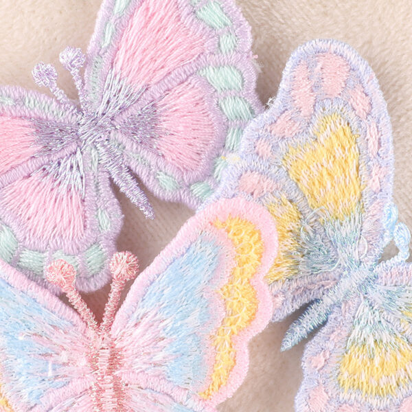 Wholesale Animal colored butterfly embroidery DIY Patches