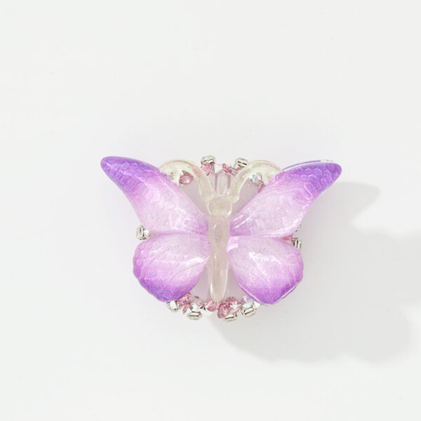 Wholesale 10pcs Gradual Acrylic Butterfly Beaded Jewelry Accessories DIY Beads