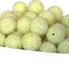 Wholesale 5pcs 20MM Resin Light Yellow AB Color Diamond Ball Beads