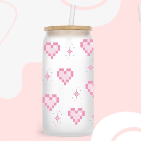 O1CN01npKiiF2HYi8r6wOK3_1575589163-0-cib Wholesale Pink Heart Valentine's Day 16oz Cup UV DTF Wraps